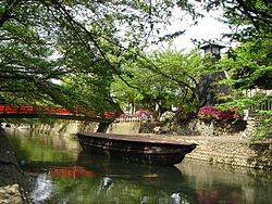 Funamachi Port on the Suimon River