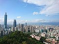 Vue du quartier pendant la construction de Nan Shan Plaza (2016).