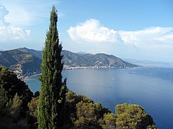 Alassio from Cape Mele