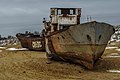 A Boat on what used to be the Aral Sea