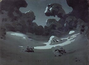 Manchas de luna en el bosque, invierno (1898-1908)