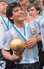 Diego Maradona, football player