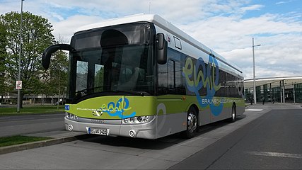 Solaris Urbino 12 electric, battery electric bus, inductive charging station