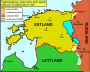 Pertes territoriales de l'Estonie et de la Lettonie en 1945