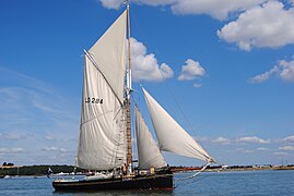 The bawley Doris (LO284) built by John Cann of Harwich in 1909