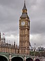 Elizabeth Tower (Big Ben) (completed in 1859) and the Houses of Parliament in London (1840–1876)