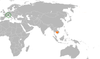 Location map for Cambodia and Switzerland.