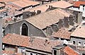 Le toit de l'église des Carmes vu de la tour de l'église Saint-Vincent.