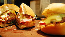 Chivito sandwiches