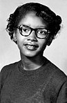 16. Claudette Colvin (född 1939), bussaktivist nio månader före Rosa Parks.