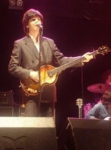 Catlin-Birch performing as Paul McCartney in The Bootleg Beatles (2006)