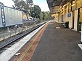 Southbound view from Platform 1, June 2024