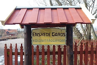 Enskede gårds koloniträdgårdar.