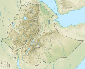 Map showing the location of Lafa exclosure