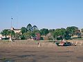 la plaza Italia et l'esplanade portuaire.