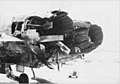VMFA(AW)-121 Hornet damaged during the Gulf War in 1991