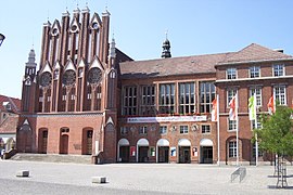 The Gothic town hall