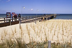 Pier of Göhren on Rügen Island