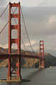 The bridge from the San Francisco side