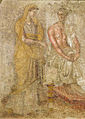 Image 12Hellenistic Greek terracotta funerary wall painting, 3rd century BC (from History of painting)