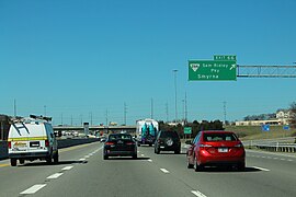 I-24 in Smyrna, a suburb of Nashville