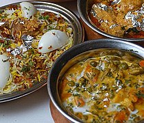 Le biryani est le symbole de la cuisine hyderabadie.