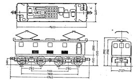 国鉄ED20形 形式図