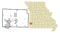 Location of Brooklyn Heights, Missouri