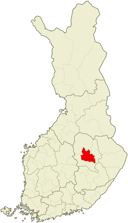Location of Kuopio sub-region