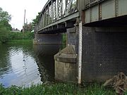 Langrick Bridge, which replaced a ferry once masted trading vessels no longer operated.