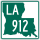 Louisiana Highway 912 marker