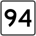 Route 94 marker