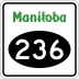 Provincial Road 236 marker