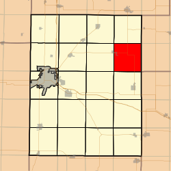 Location in Knox County