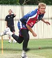 Matthew Hoggard bowling