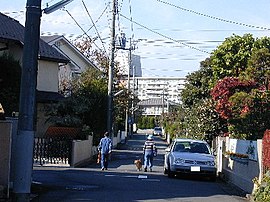 めじろ台住宅の町並み