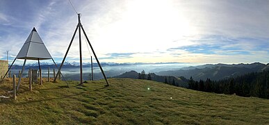 Südwestpanorama beim Triangulationspunkt