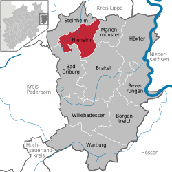 Nieheim – Mappa