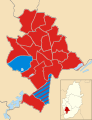 2011 results map