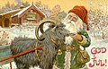 Открытка God Jul XIX века работы Йенни Нюстрём