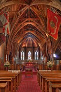 Intérieur d'une église : mappage ton local d'une image HDR.