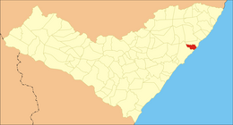 Paripueira – Mappa