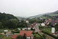 View from the castle towards the Kerweplatz (south)