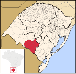 Campanha Meridional – Mappa