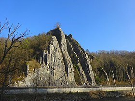 Le rocher de la Vierge.