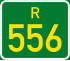 Regional route R556 shield