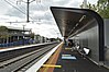 Southbound view from platform 1 at Southland facing towards platform 2