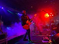 Michael Garcia of The Reptile House performing at The Menagerie's 2nd annual World Goth Festival on the USS Hornet. Alameda, CA 2022.