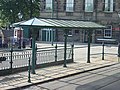 Tramway shelter from Birmingham preserved at the Crich Tramway Museum