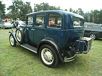 1931 Vauxhall Cadet. 1931 was the first year of Vauxhall assembly in New Zealand